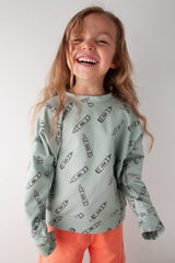 CRAYON PRINTED ARTHUR SWEATSHIRT