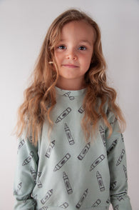 CRAYON PRINTED ARTHUR SWEATSHIRT