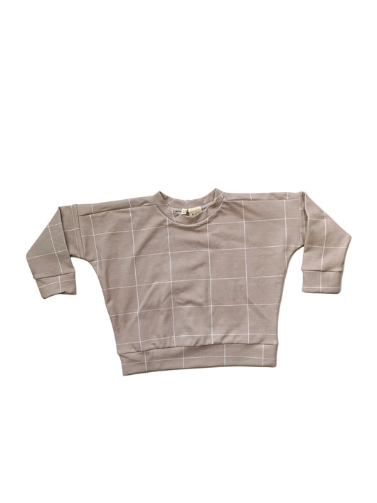 GRID PRINTED ARTHUR SWEATSHIRT
