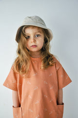 PAPER PLANES PENNY oversized pocket t-shirt dress
