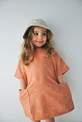 PAPER PLANES PENNY oversized pocket t-shirt dress