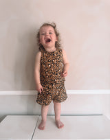 LEOPARD tank & short set