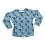 POPCORN PRINTED NICO SLOUCH LONG SLEEVED T-SHIRT