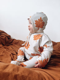 LEAF reversible baby bonnet