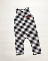 STRAWBERRY GINGHAM romper