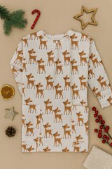 REINDEER organic oversized pocket long sleeved dress
