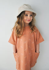 PAPER PLANES PENNY oversized pocket t-shirt dress