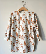 REINDEER organic oversized pocket long sleeved dress