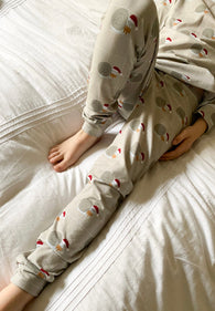 SANTA SNAIL organic cuff leggings
