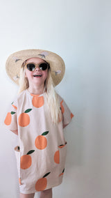 ***PRE-ORDER****CLEMENTINE oversized pocket t-shirt dress