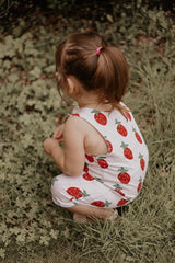 STRAWBERRIES SILAS short runaround romper