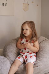 STRAWBERRIES SILAS short runaround romper